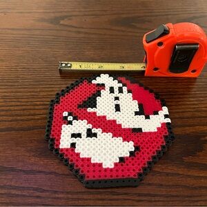 Ghostbusters Logo Perler Bead Pixel Art